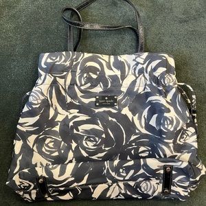 Kate Spade Satin/Nylon Floral Bag RARE!